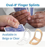 3 Point Products Oval-8® - Finger Splints - Clear - 5 pièces