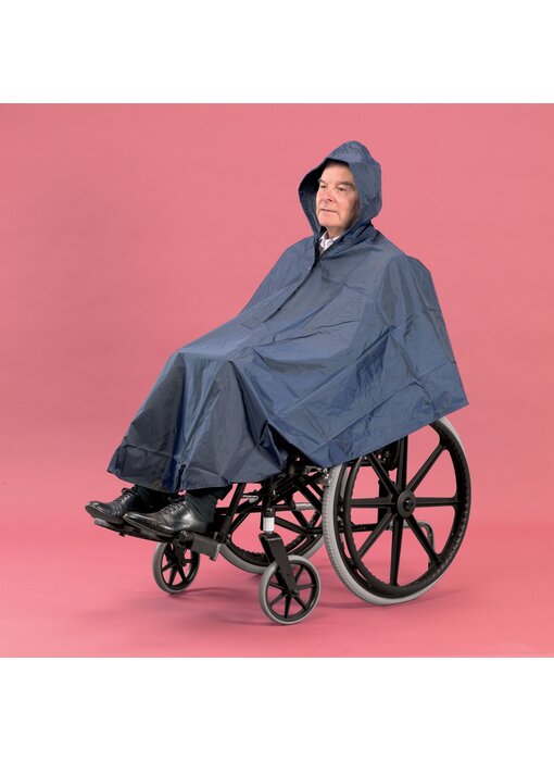 Poncho en fauteuil roulant