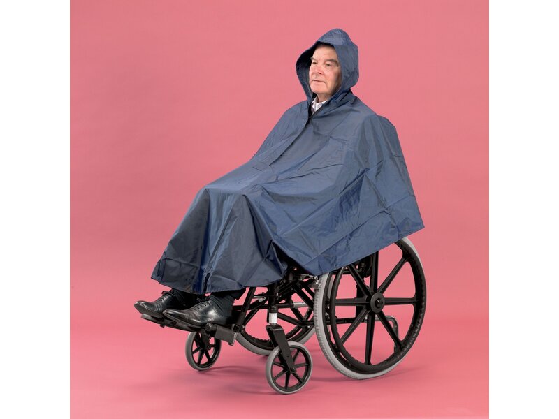 Poncho en fauteuil roulant