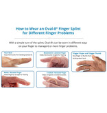 3 Point Products Oval-8 ® -  Fingerschienen  - Clear - Größenset