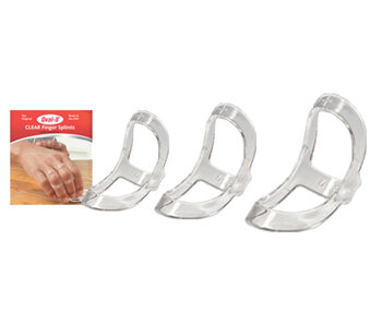 3 Point Products Oval-8 ® Fingerschienen - Clear - Multi-Size 3-pack