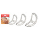 Oval-8 ® Fingerschienen - Clear - Multi-Size 3-pack