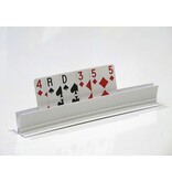 Spielkartenhalter aus weißem Kunststoff Henro Karte