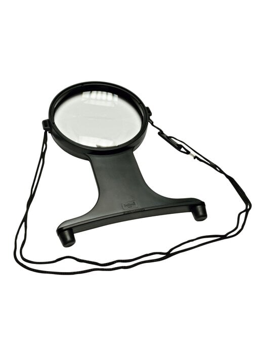 Magnifying glass with neck string