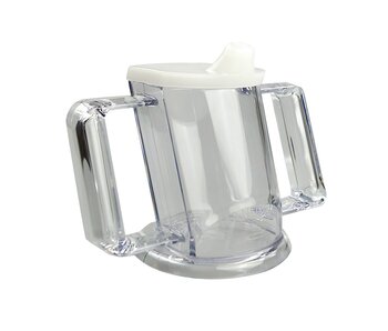 HenroCup angled cup with two spouts