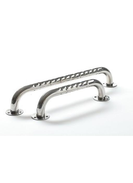 Wall bracket stainless steel with non-slip ribbing