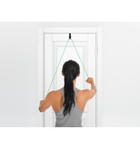 Two handles and pulley for shoulder exercises