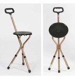 Lightweight aluminum cane chair