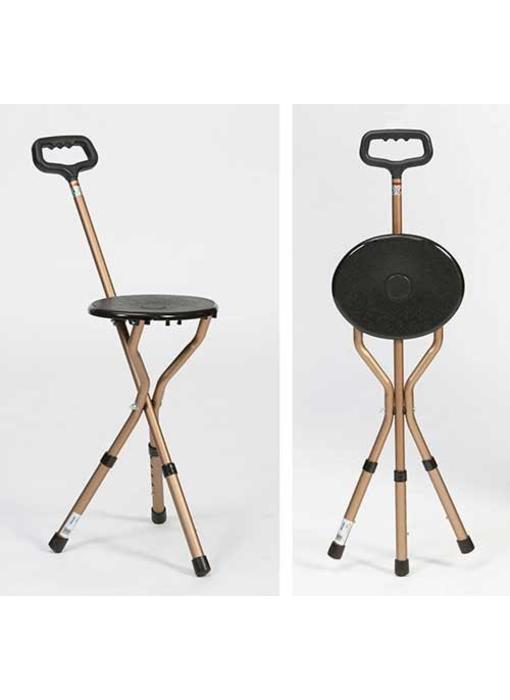 Lightweight aluminum cane chair