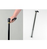 Walking stick with wide handles Palm Grip