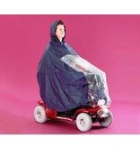 Scooter Poncho Cape with full protection of rider and scooter