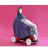 Scooterponcho Cape met volledige bescherming van rijder en scooter