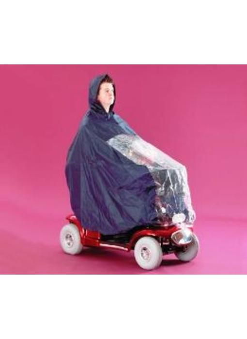 Scooter Poncho Cape with full protection of rider and scooter