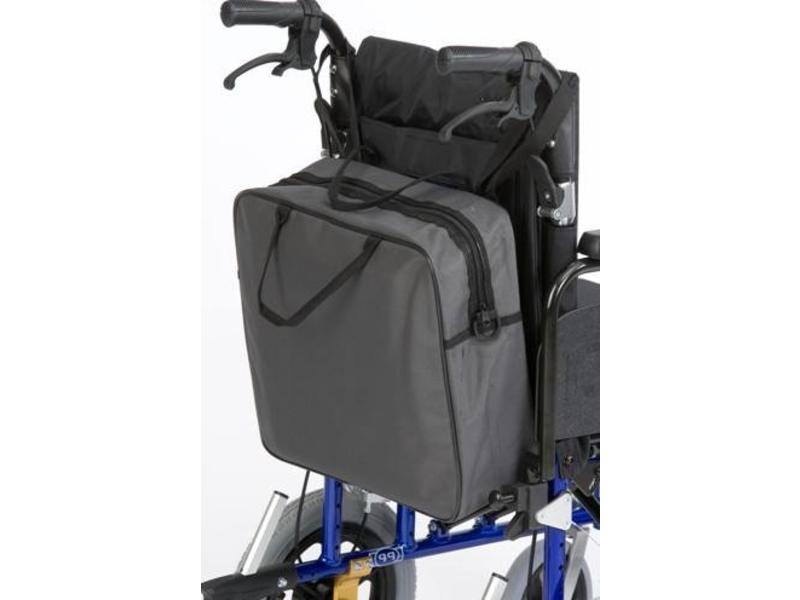 Shopping bag for behind the wheelchair