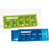 Pillbox Anabox for one day five boxes