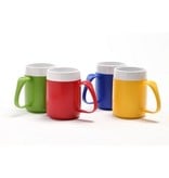 Insulated cup with one ergonomic handle Thermo