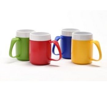 Insulated cup with one ergonomic handle Thermo