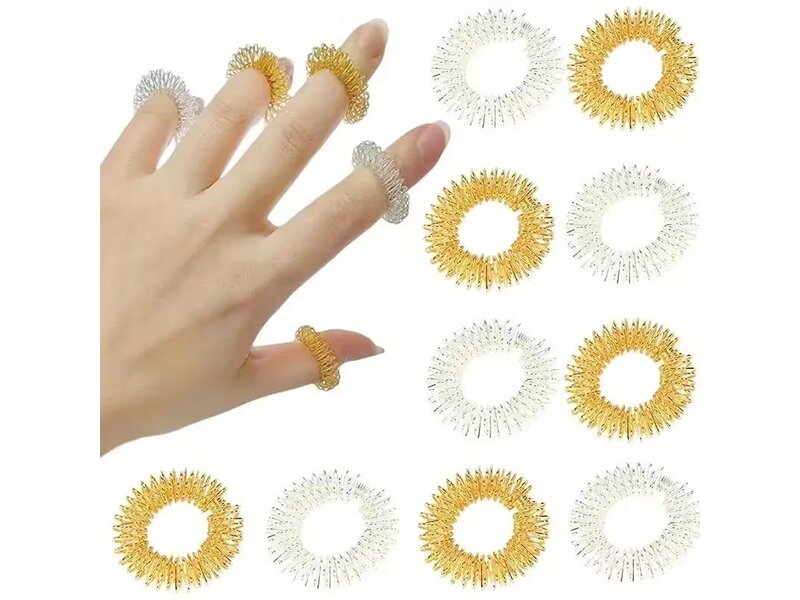 Acupuncture rings - 10 pieces
