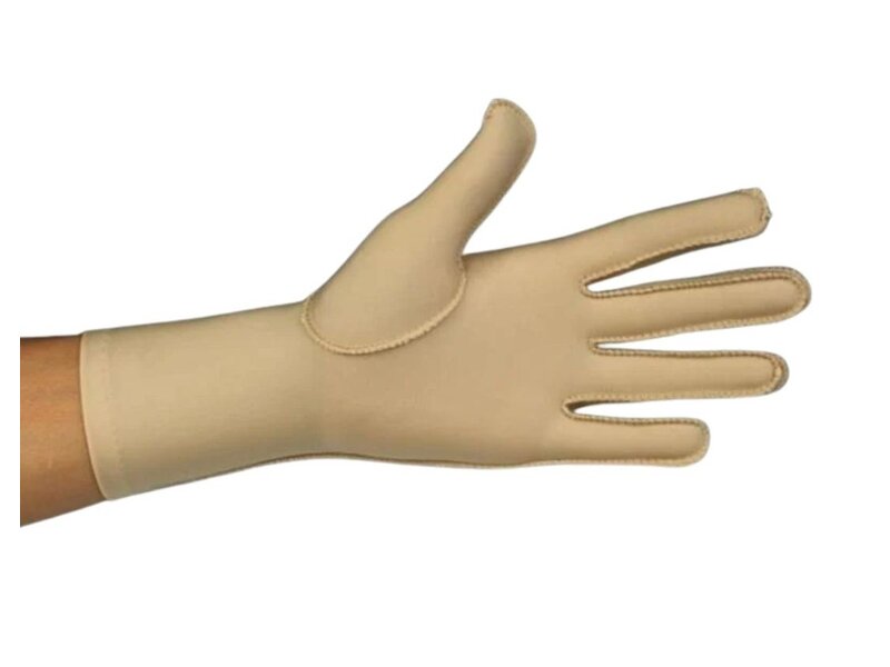 Oedeem handschoen over pols – compressiehandschoen voor hand en pols