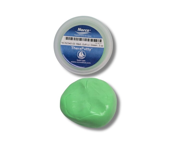 Putty medium Green, 3oz - 5 stuks