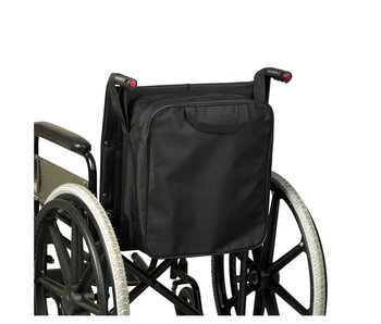Shopping bag for behind the wheelchair