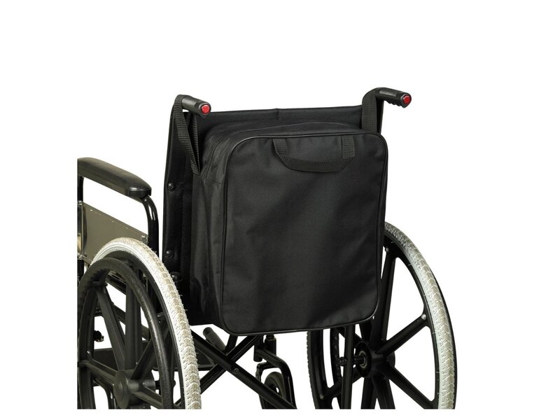 Shopping bag for behind the wheelchair