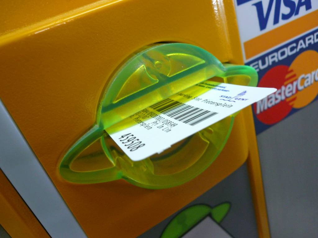 IP Toegang / parkeerticket 86,5mm x 53,8mm
