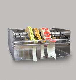 Etiketten dispenser RVS