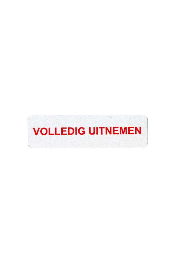 Volledig uitnemen