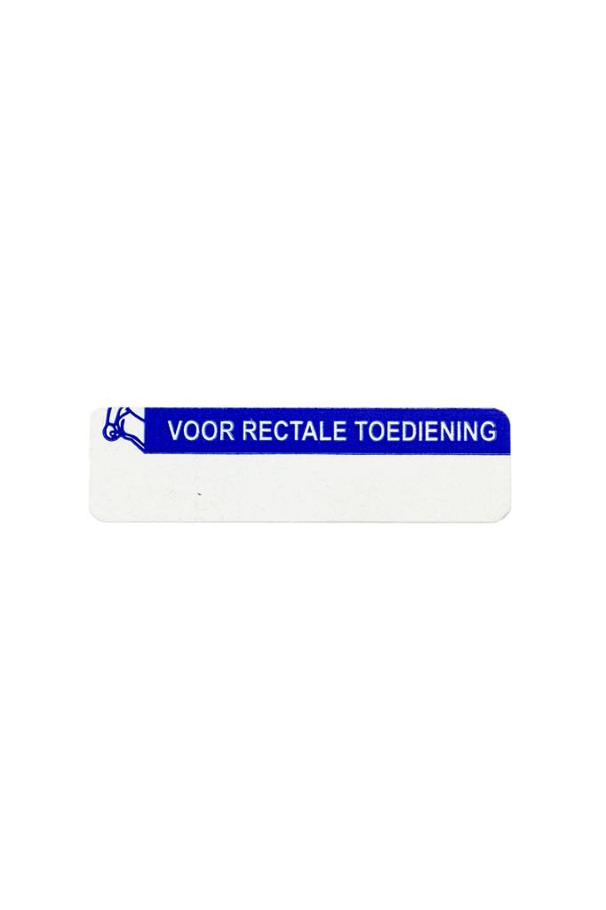 Voor rectale toediening