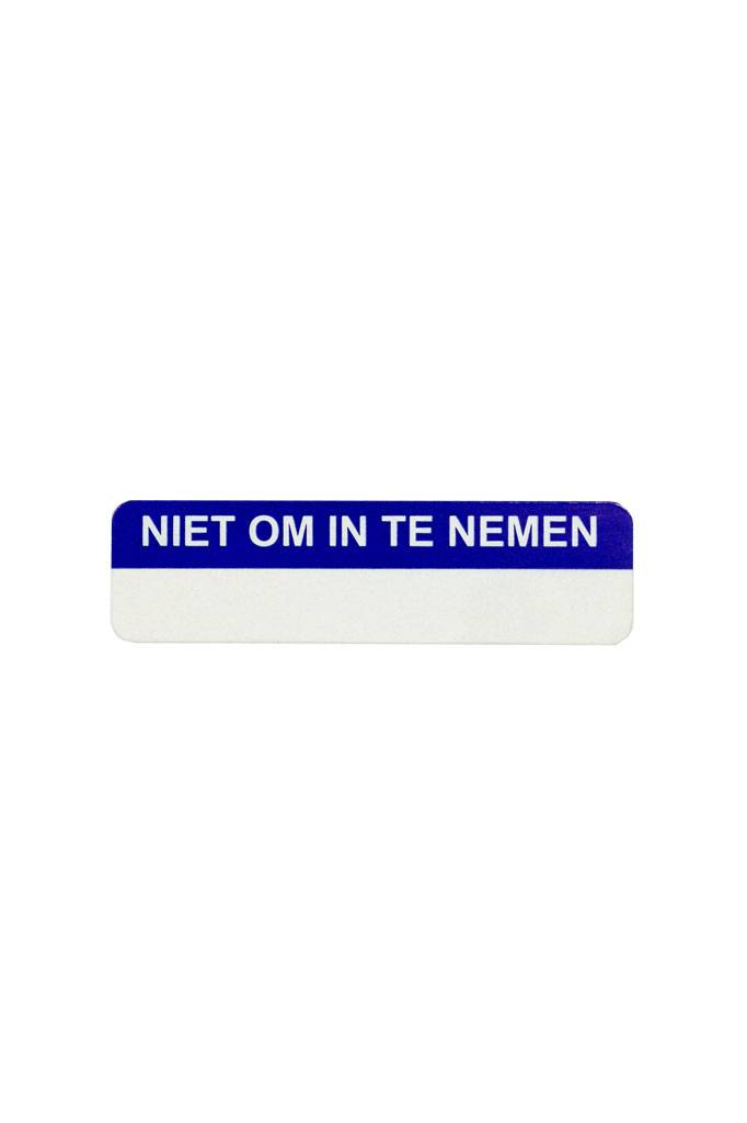 Niet om in te nemen