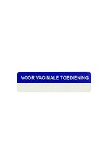 Voor vaginale toediening