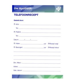 Memo / Telefoon blok met eigen naamlogo