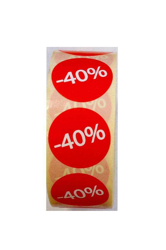 Afprijsetiket Rond -40% v.a. € 3,75 p.rol