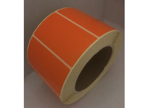 Etiket 67x35mm Oranje