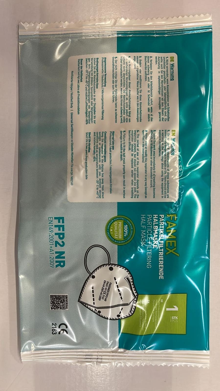 4. Mondmasker FFP2 masker (20 stuks) -, foto 3 van 5