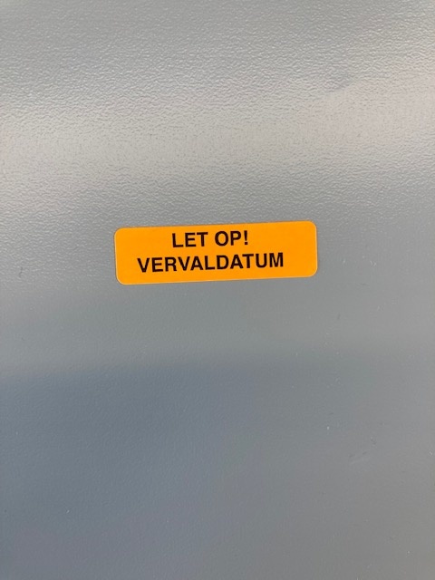 Let op vervaldatum