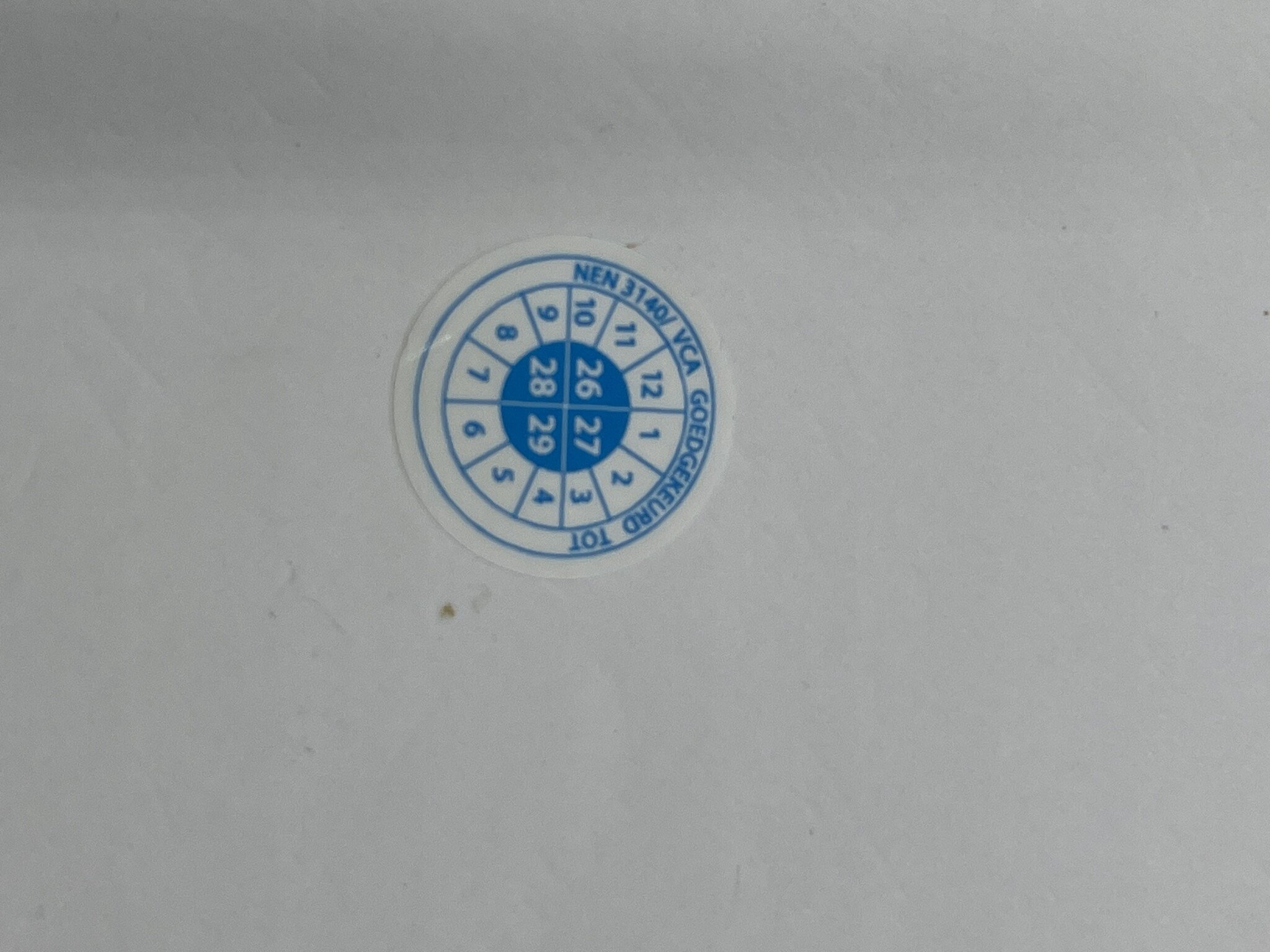 VCA / NEN Keuringssticker 2022-2025