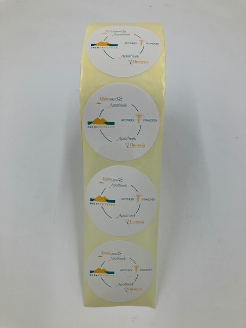 sluitzegel rond 50mm eigen logo