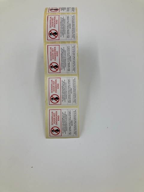 Schadelijk voor ongeboren kind 1.000 p.rol