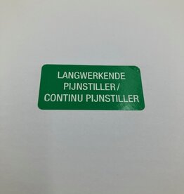 .Langwerkende  / langzame pijnstiller 40x20mm 1.000 p.rol