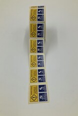 Waarschuwingsetiket 3 icoontjes 1.000 p.rol