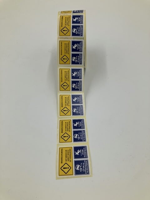 Waarschuwingsetiket 3 icoontjes 1.000 p.rol