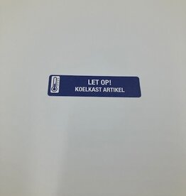 . Let op! Koelkast artikel 500 p.rol
