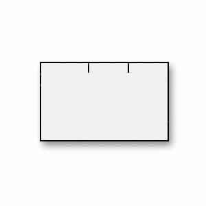 Prijstangetiket 26x16 afneembaar rechthoek