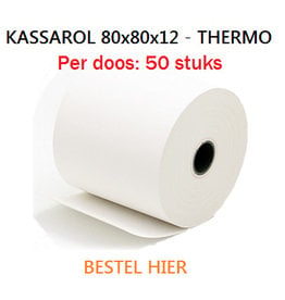 Kassarollen 80x80x12 - 50st.