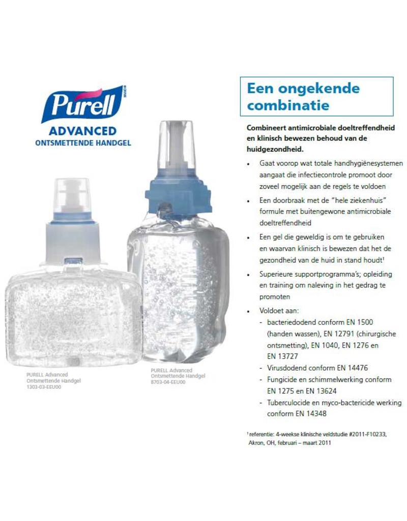 Purell LTX Advanced Hygienic Hand Rub 700ml x 3pcs