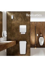 Dispenser voor coreless toiletpapier wit