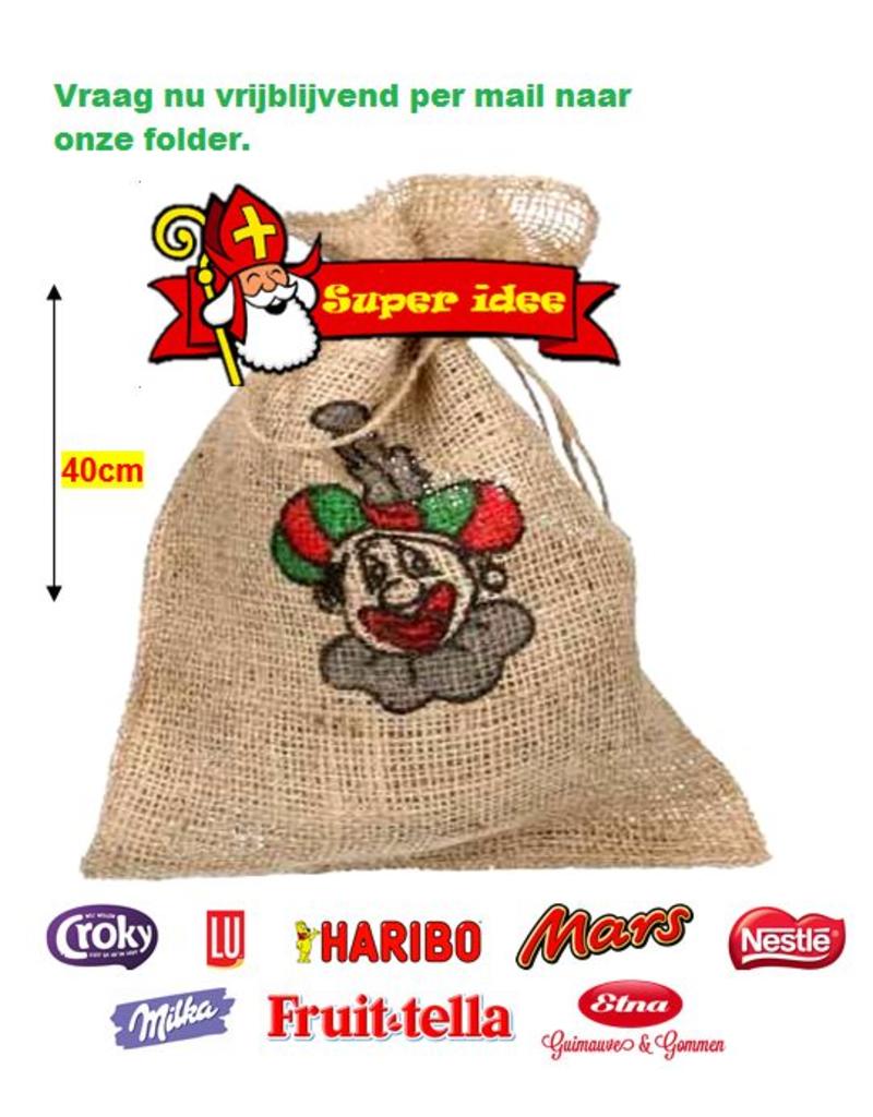 Jute zak sinterklaas