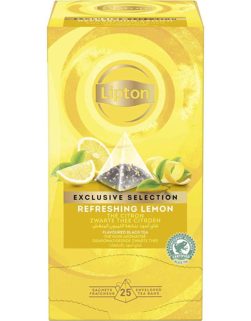 Lipton exclusive selection refreshing lemon 25pcs